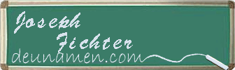 Joseph Fichter Visitenkarte